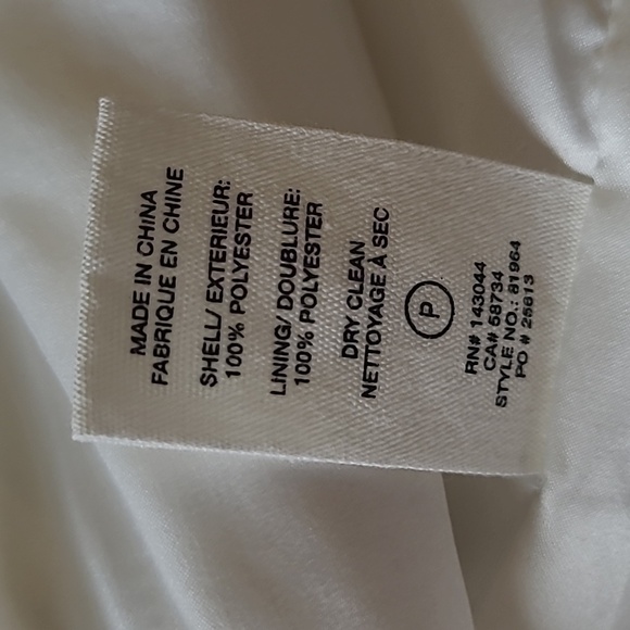 Avec Les Filles White Boucle Double-Breasted Cropped Jacket - Size M - Picture 8 of 8